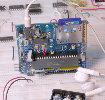 image of the daisy in a breadboard